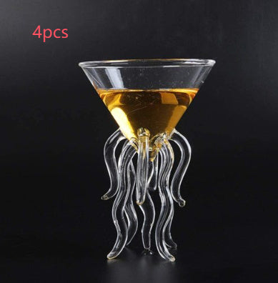 Dive into Elegance with the 3D Jellyfish Molecular Cocktail Glass