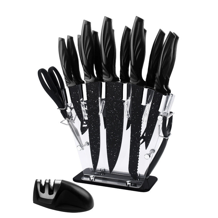 Full Set Of Kitchen 17 Stainless Steel Knives