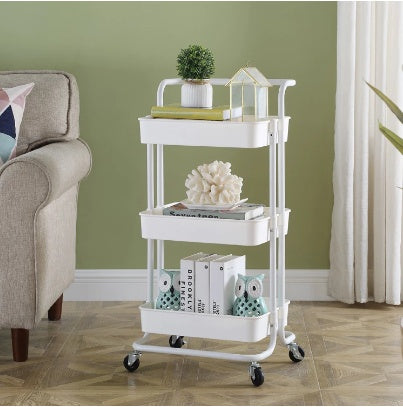 Organizer Shelf Living Room Storage Trolley
