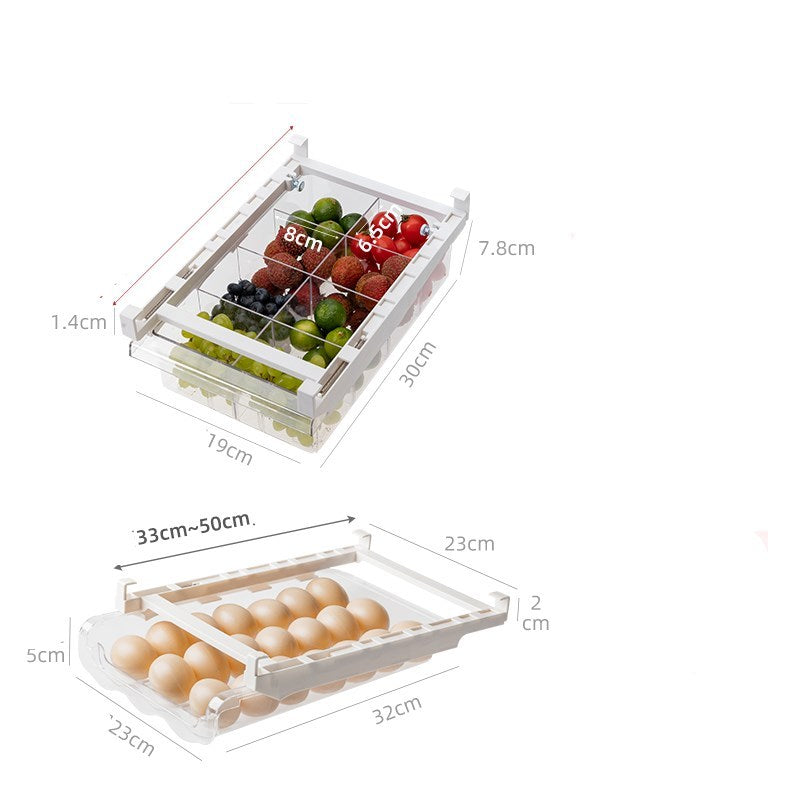 Kitchen Refrigerator Storage Rack