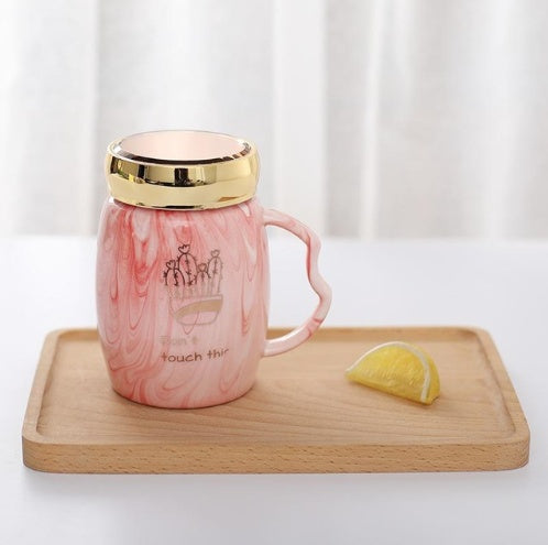 Marbling Mug Four Design Ceramic Cup