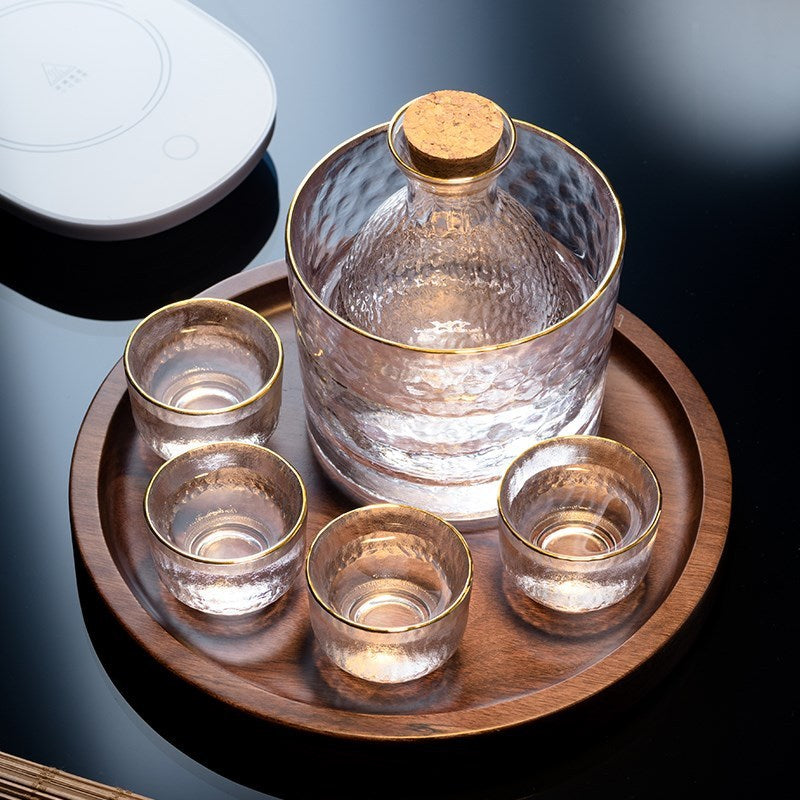 Japanese Sake Pot Set Liquor Glasses