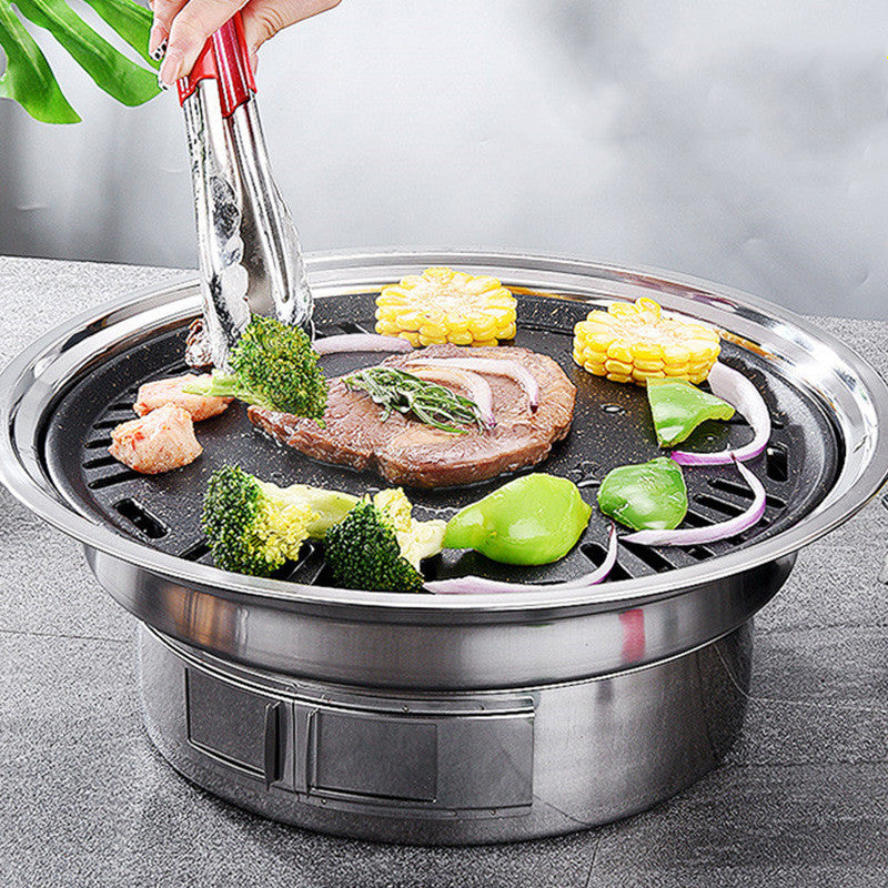 Stainless Steel Charcoal Barbecue Grill