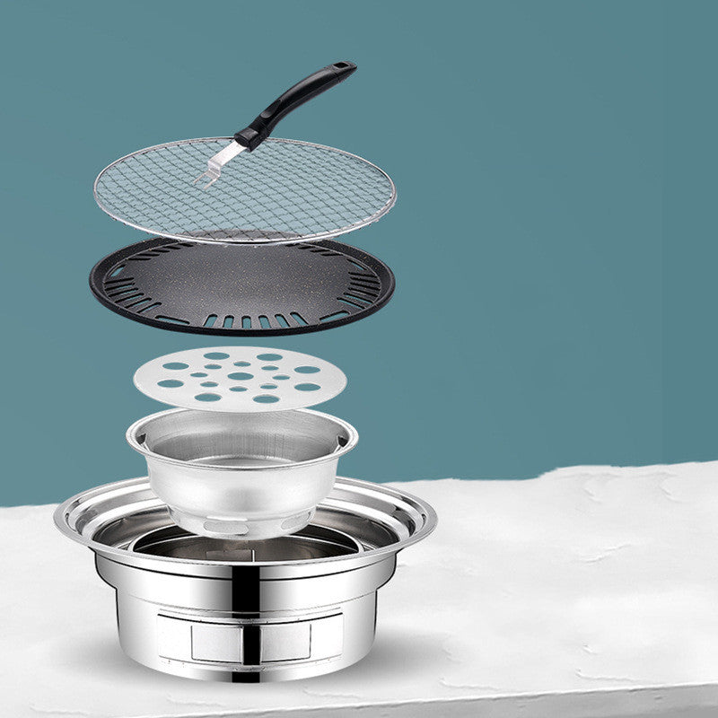 Stainless Steel Charcoal Barbecue Grill