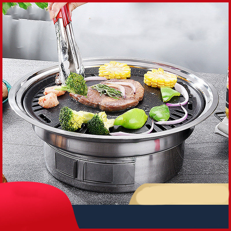 Stainless Steel Charcoal Barbecue Grill