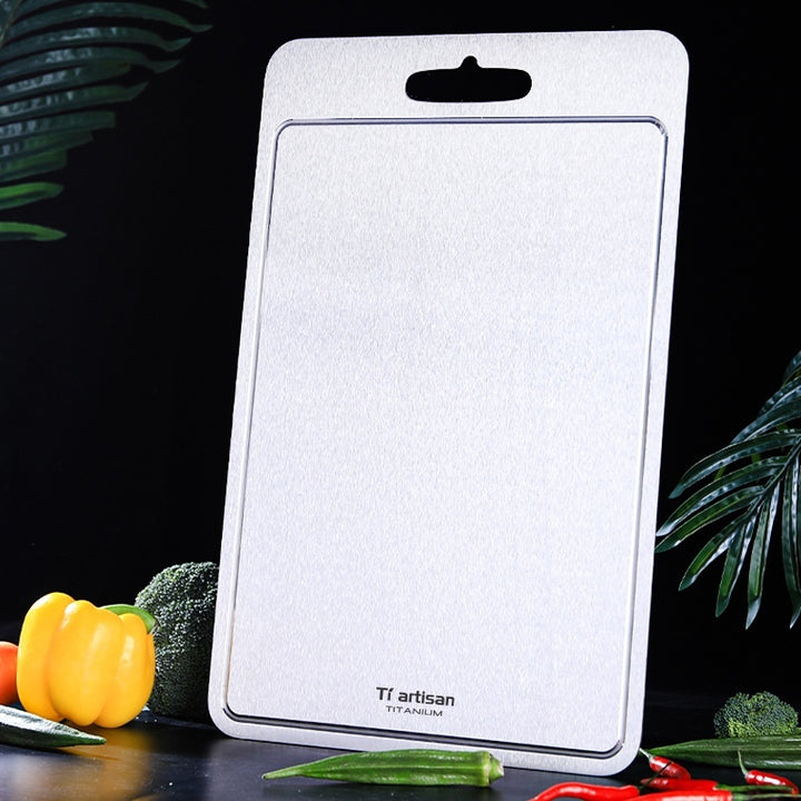 Pure Titanium Cutting Board With Groove