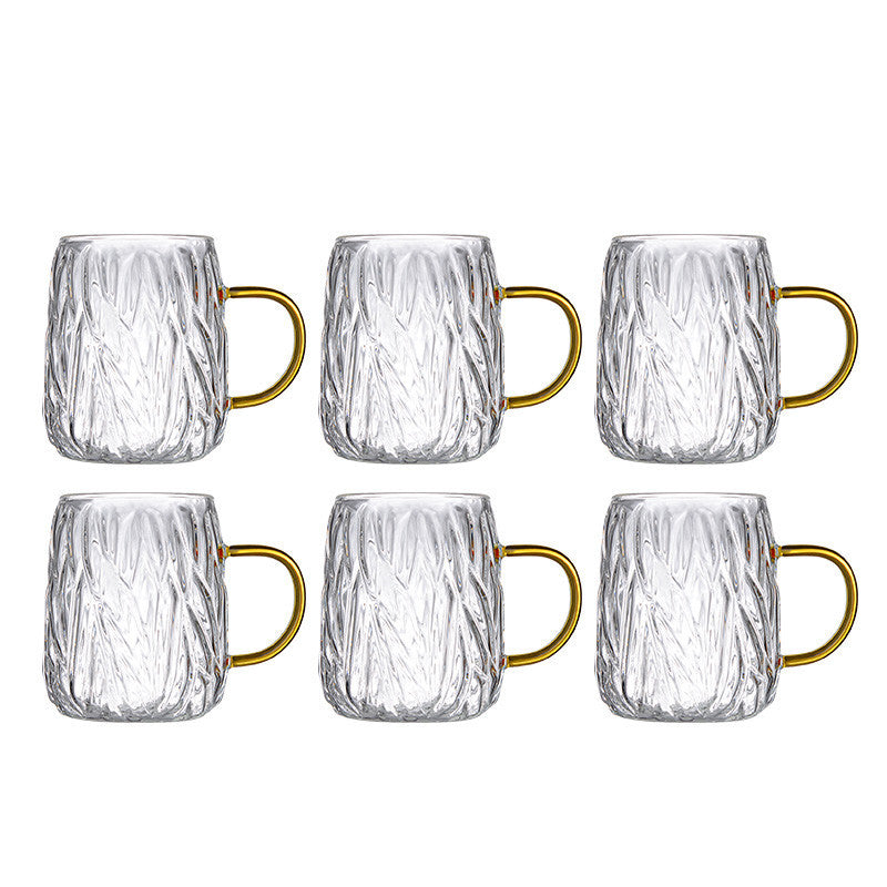 Coffee Glass Hanging Ear Cup