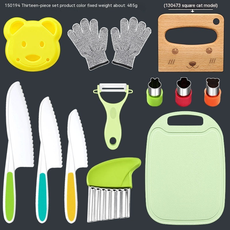 Children's Anti-cutting Gloves Cutting Board