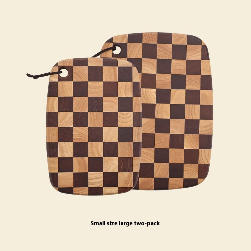 Acacia Mangium Chessboard Grid Cutting Board