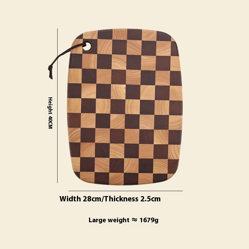 Acacia Mangium Chessboard Grid Cutting Board