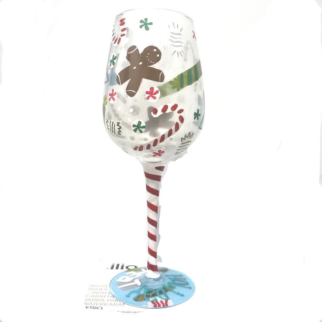 Hand-painted Crystal Wine Glasses