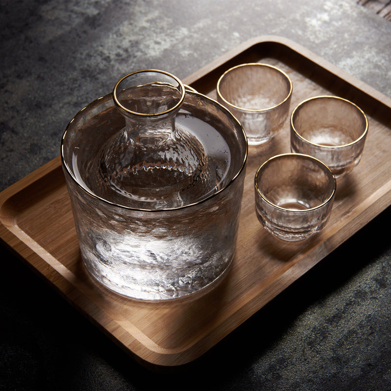 Japanese Sake Pot Set Liquor Glasses
