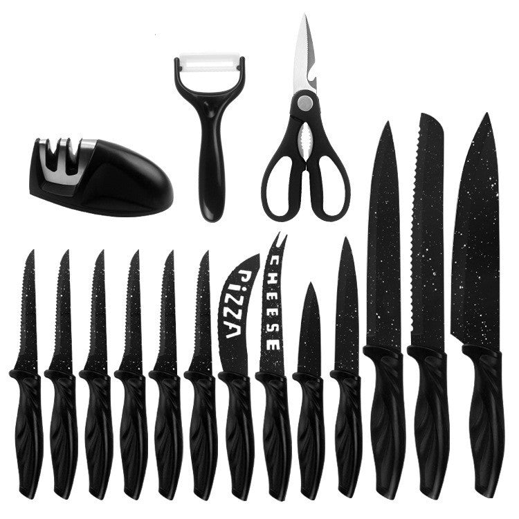 Full Set Of Kitchen 17 Stainless Steel Knives