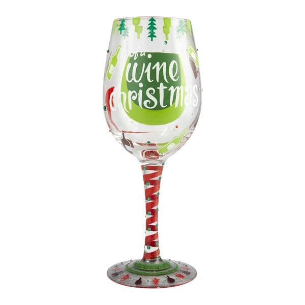 Hand-painted Crystal Wine Glasses