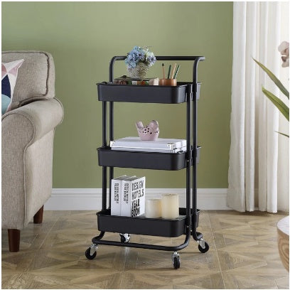 Organizer Shelf Living Room Storage Trolley