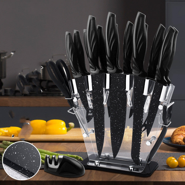 Full Set Of Kitchen 17 Stainless Steel Knives