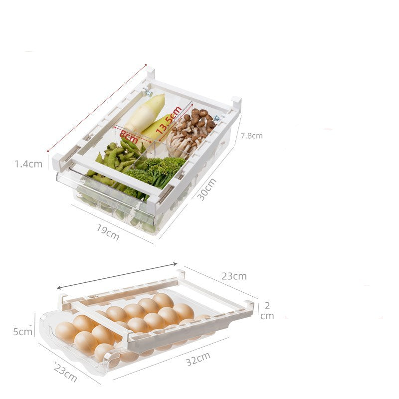 Kitchen Refrigerator Storage Rack
