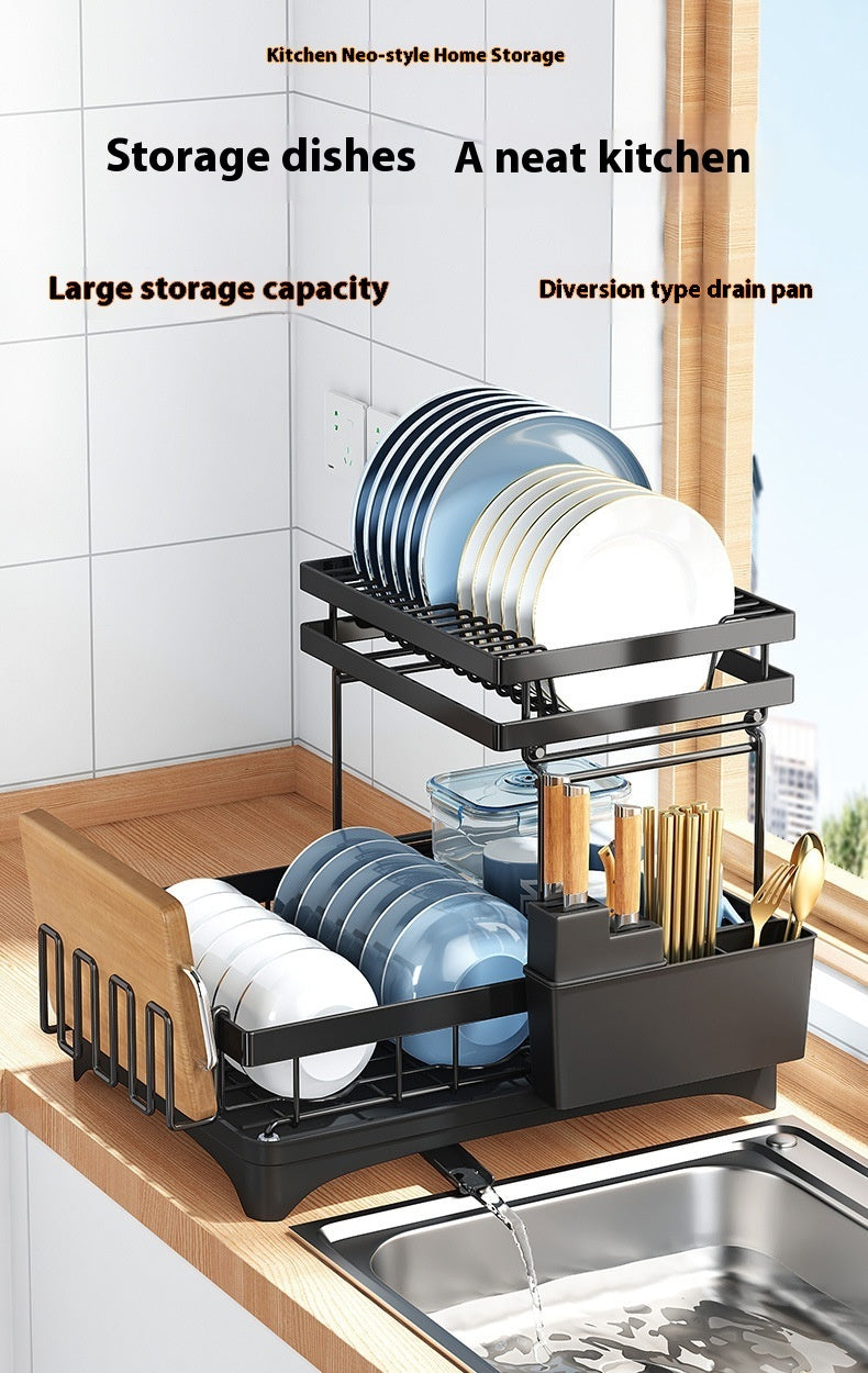 Kitchen Dish Rack Draining Rack