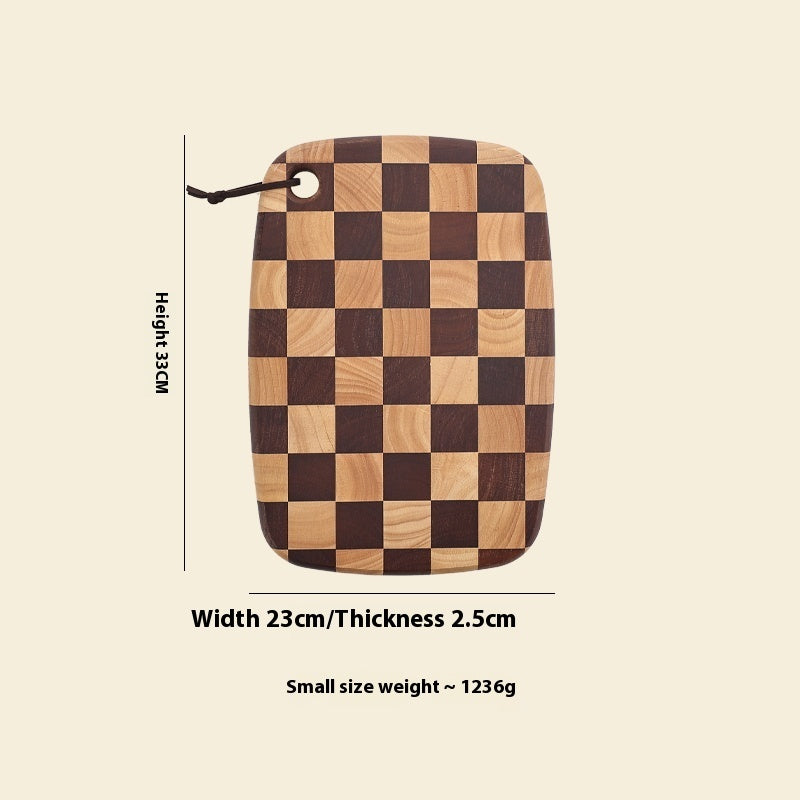 Acacia Mangium Chessboard Grid Cutting Board