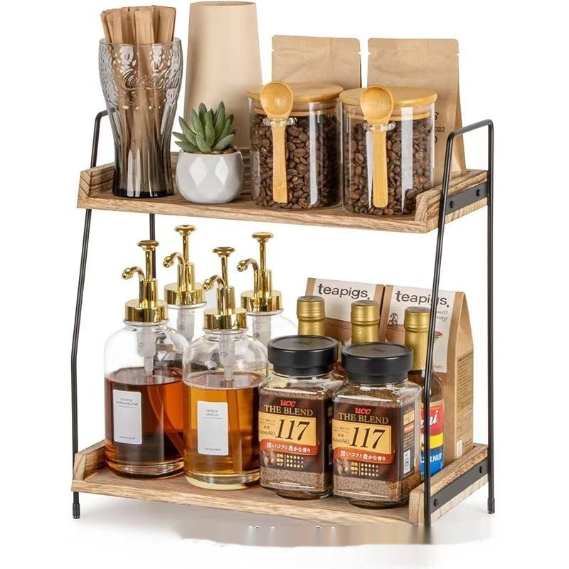 Wooden Kitchen Rack Storage Rack