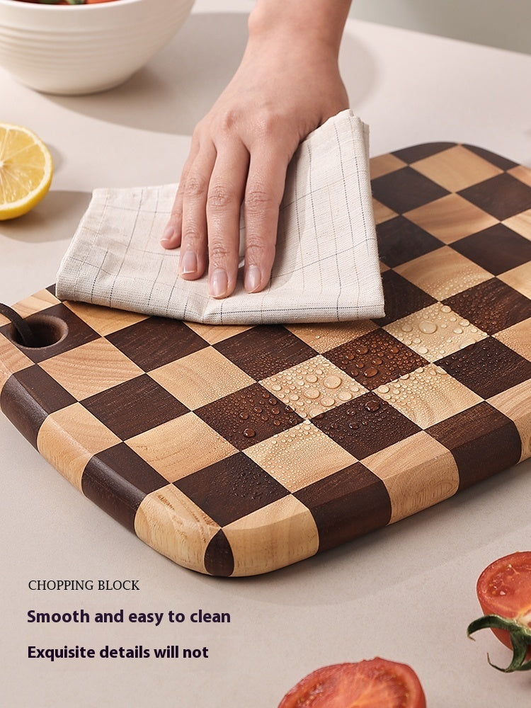 Acacia Mangium Chessboard Grid Cutting Board
