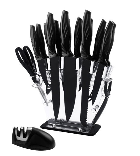 Full Set Of Kitchen 17 Stainless Steel Knives