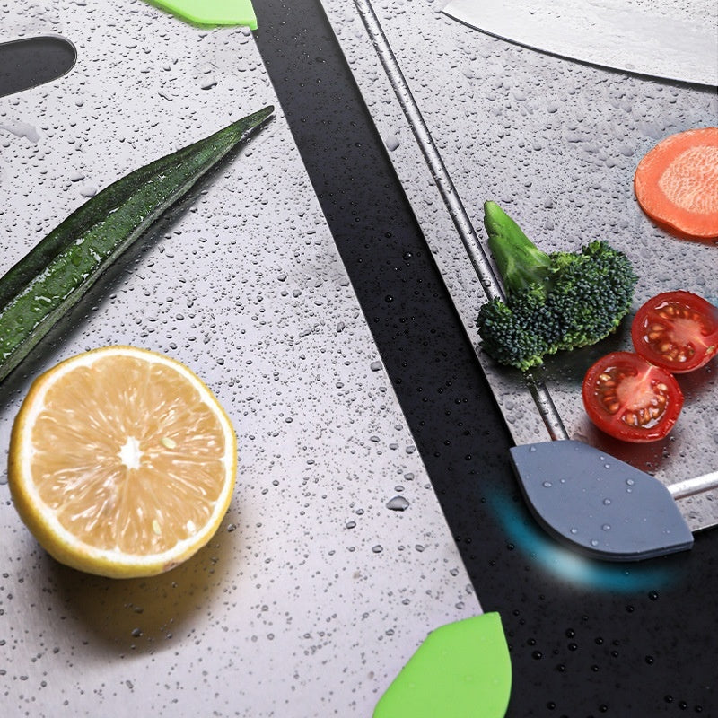 Pure Titanium Cutting Board With Groove