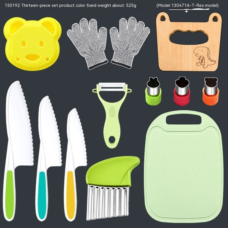 Children's Anti-cutting Gloves Cutting Board